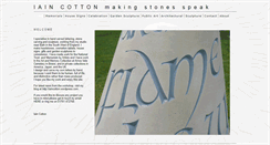 Desktop Screenshot of iaincotton.co.uk